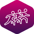 Sportliche Beteiligung für Körper und Seele - Icon Team Sportliche Beteiligung für Körper und Seele - Icon Team