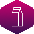 Fettarme Lebensmittel zur Diabetes Prävention - Icon Milch Fettarme Lebensmittel zur Diabetes Prävention - Icon Milch